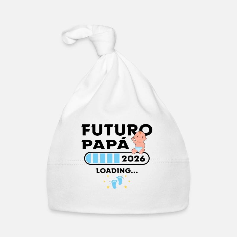 Futur Pape 2026 Premier Père 2026 Bonnet bio Bébé