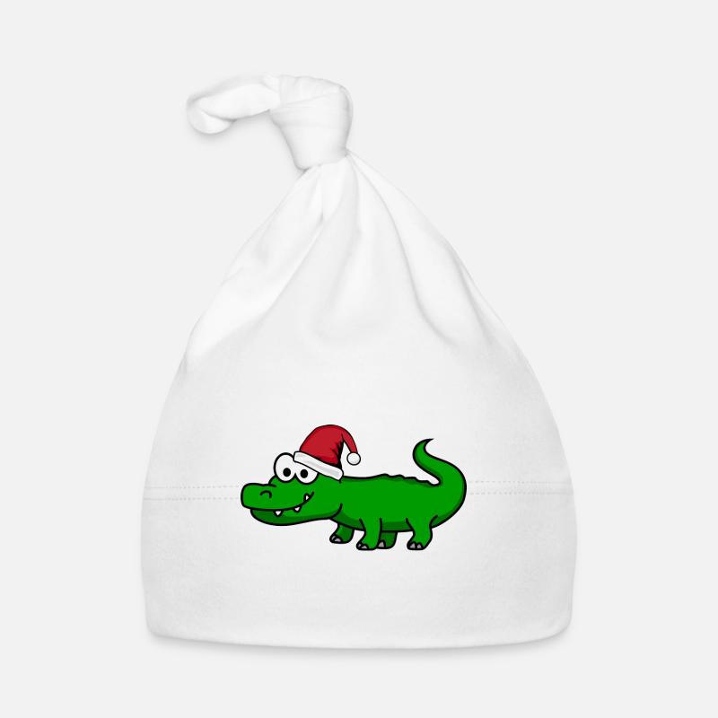Bande dessinée de Noël Alligator Bonnet bio Bébé
