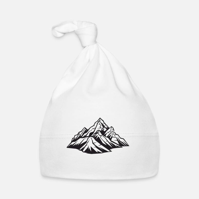 Berge Symbol Icon Baby Bio-Mütze