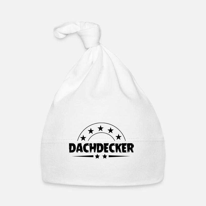 Dachdecker Beruf Baby Bio-Mütze