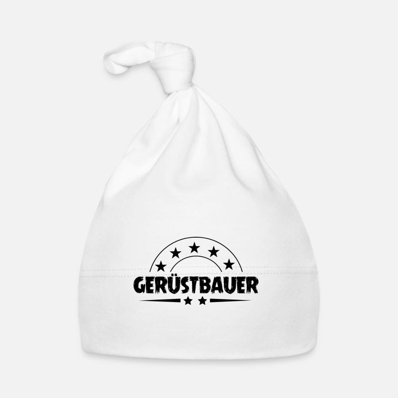 Gerüstbauer Beruf Baby Bio-Mütze