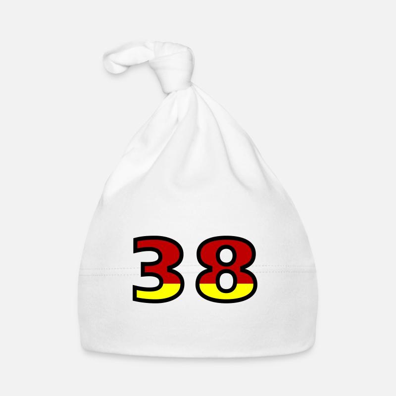 38 Number Germany Jersey Organic Baby Cap