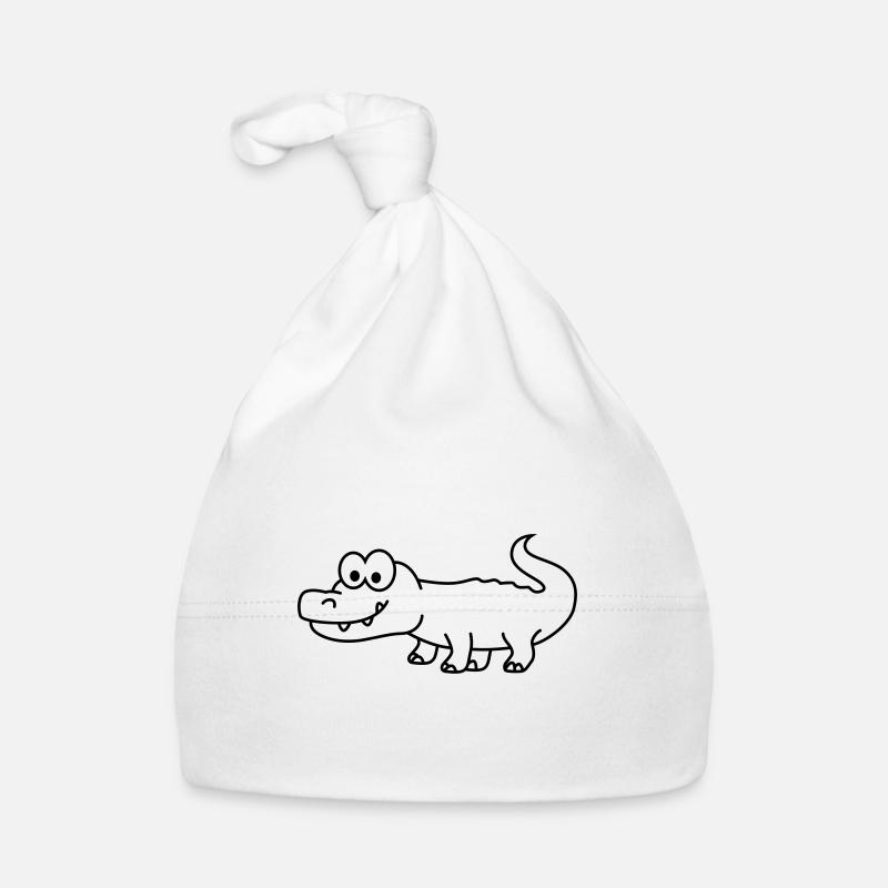 Alligator Comic Animal Bonnet bio Bébé