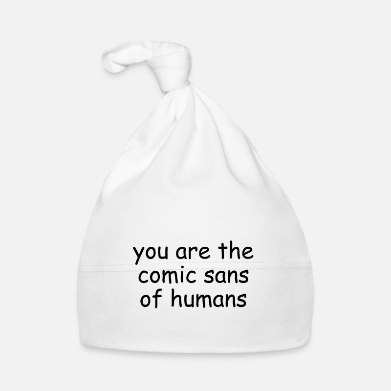 Du bist der Comic ohne Menschen Baby Bio-Mütze