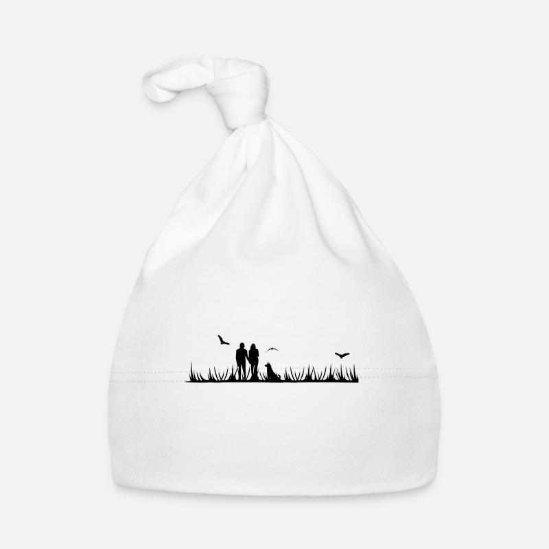 Couple Amour Saint Valentin Bonnet bio Bébé