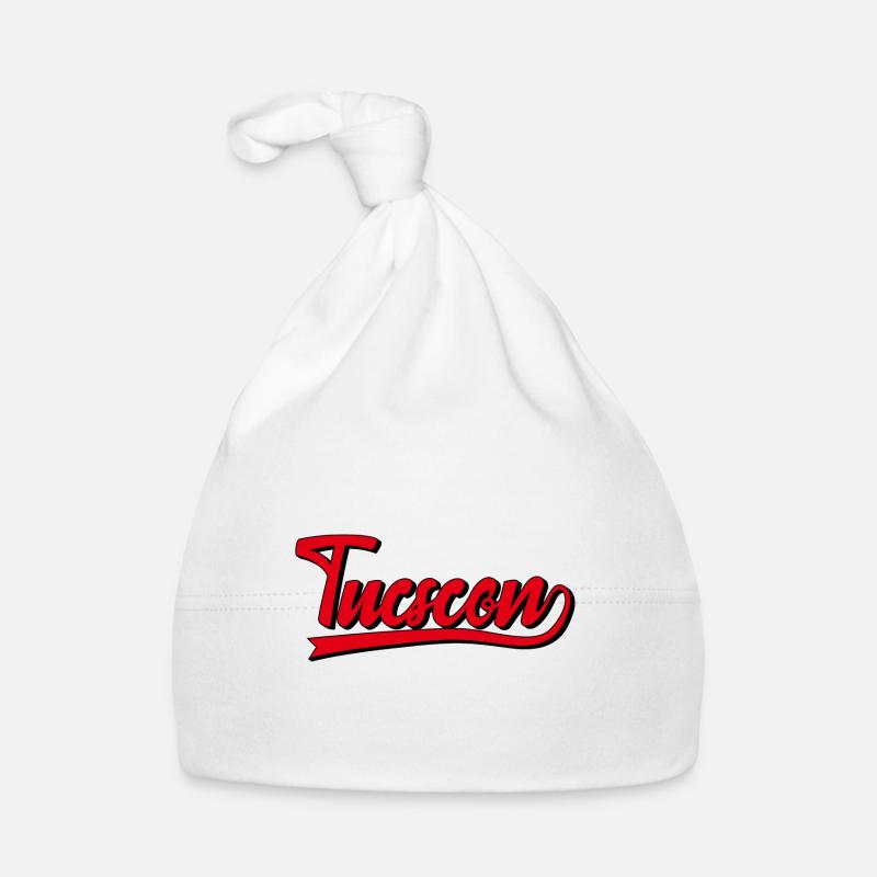 Lettrage rétro Tucson Arizona Bonnet bio Bébé