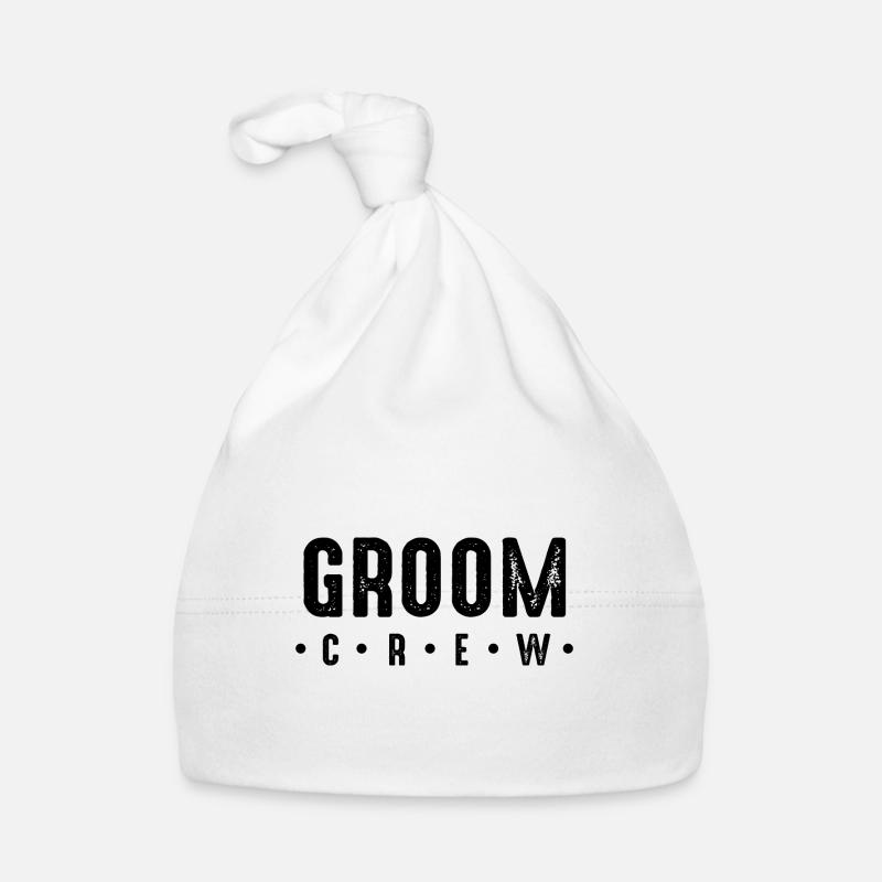 Groom Crew Organic Baby Cap