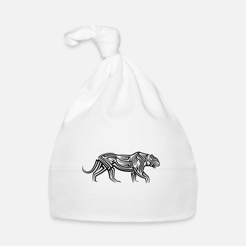 Leopard Tribal Tattoo Baby Bio-Mütze