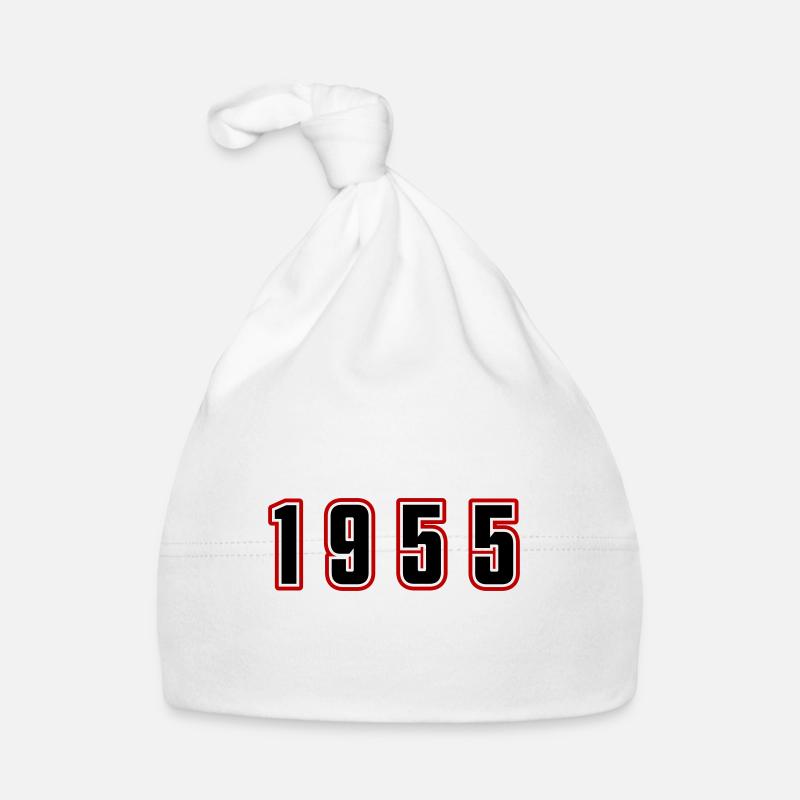 1955 Year Number Organic Baby Cap