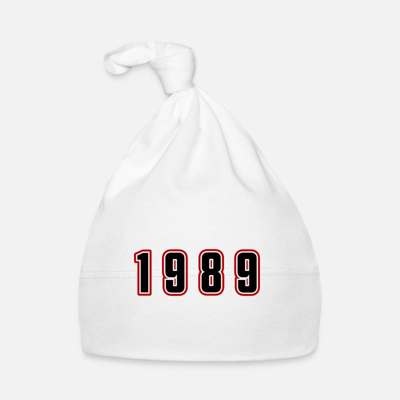 1989 Year Number Organic Baby Cap