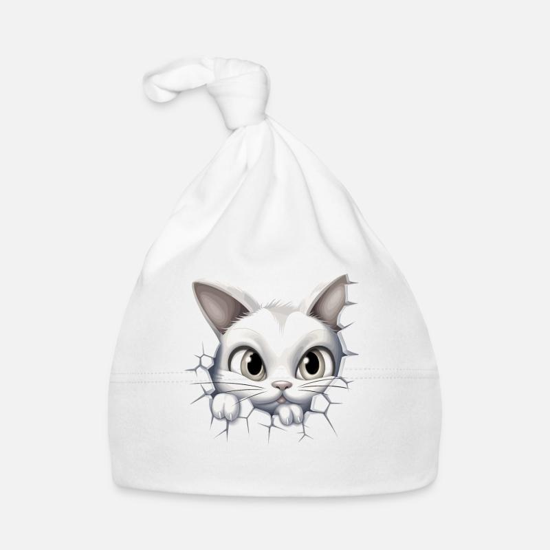 Hole Peekaboo: Baby-Katze auf Abenteuer Baby Bio-Mütze