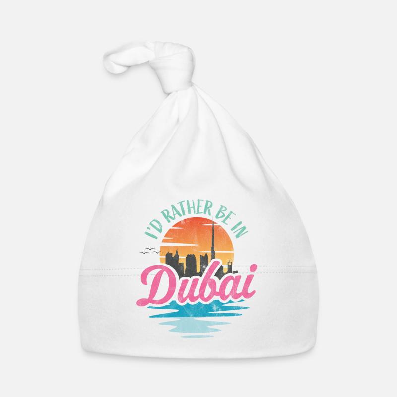 Je préfère être à Dubaï Bonnet bio Bébé