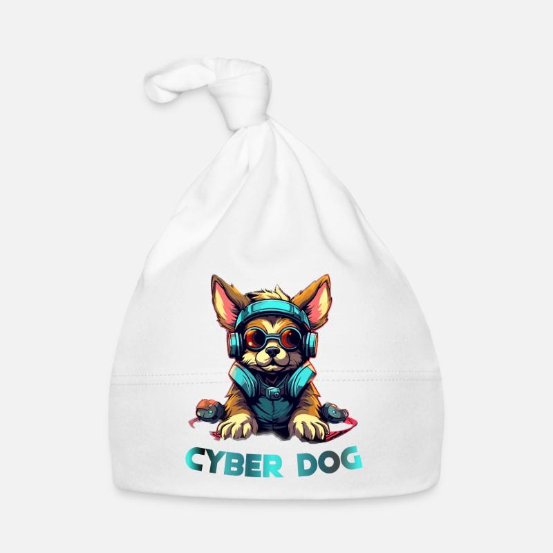 Conception de cyber-chiens Bonnet bio Bébé