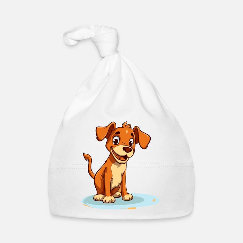 Conception de chien mignon pour les propriétaires de chiens Bonnet bio Bébé