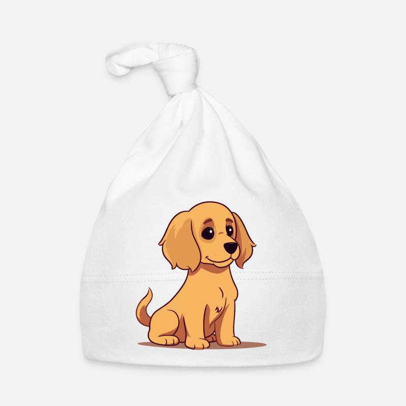 Conception de chien mignon pour les propriétaires de chiens Bonnet bio Bébé