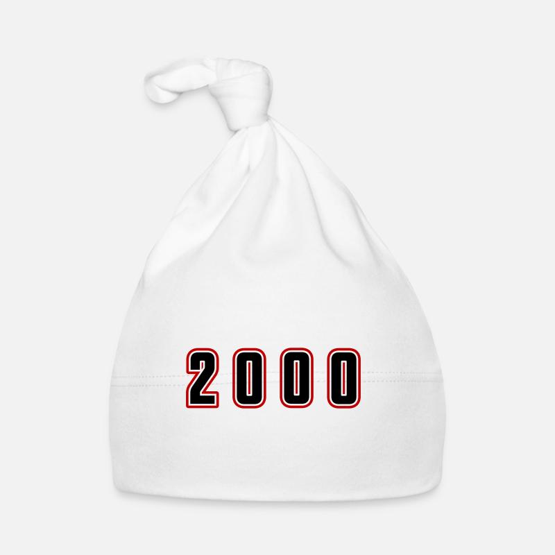 2000 year number Organic Baby Cap
