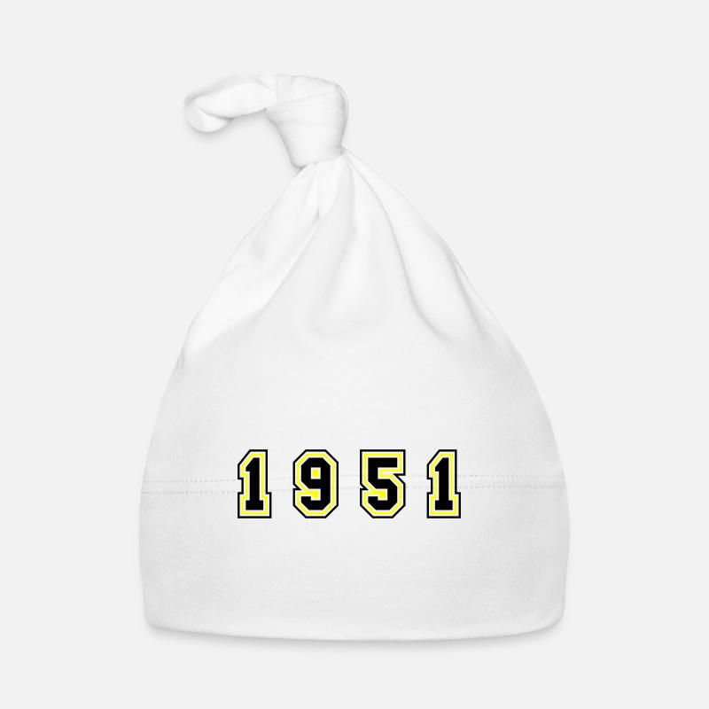 Numéro de l’année 1951 Bonnet bio Bébé