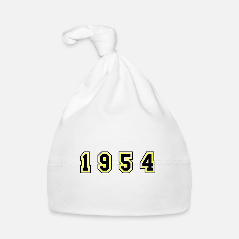 Numéro de l’année 1954 Bonnet bio Bébé