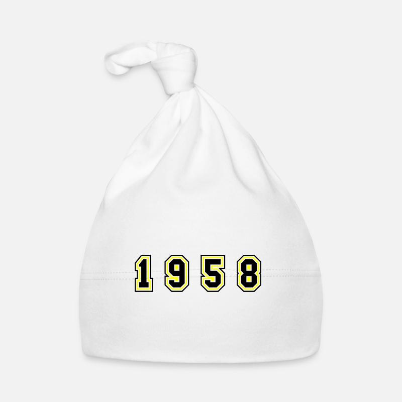 Numéro de l’année 1958 Bonnet bio Bébé