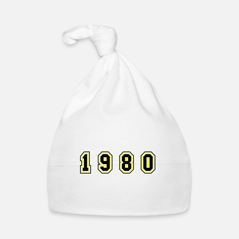 Numéro de l’année 1980 Bonnet bio Bébé