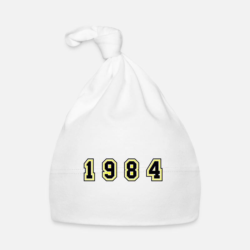 1984 Year Number Organic Baby Cap