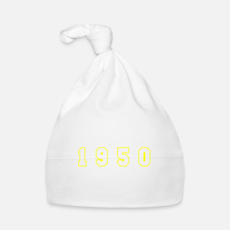 Numéro de l’année 1950 Bonnet bio Bébé