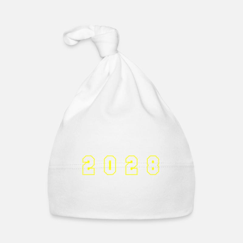 2028 year number Organic Baby Cap