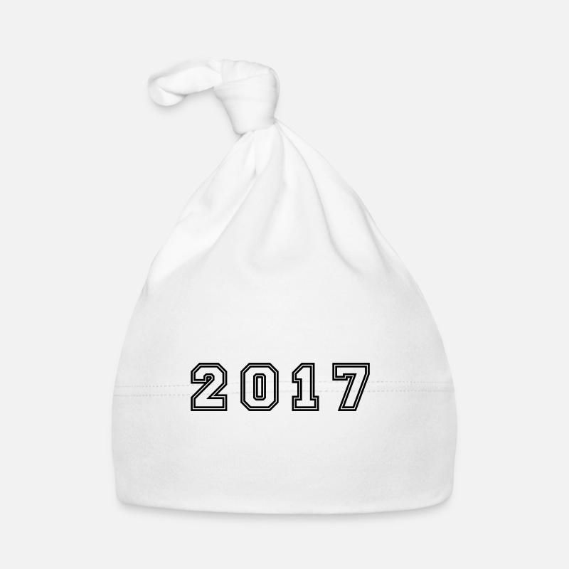 2017 Year Number Organic Baby Cap