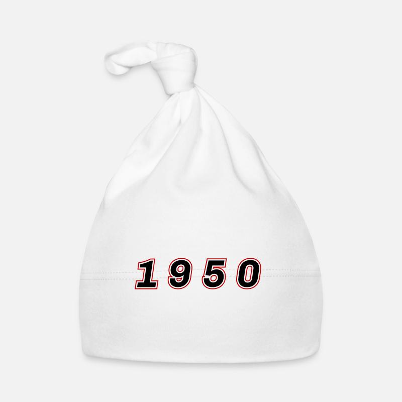 Numéro de l’année 1950 Bonnet bio Bébé