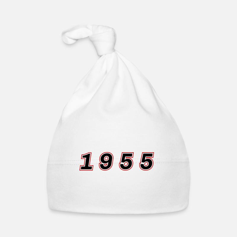 1955 Year Number Organic Baby Cap