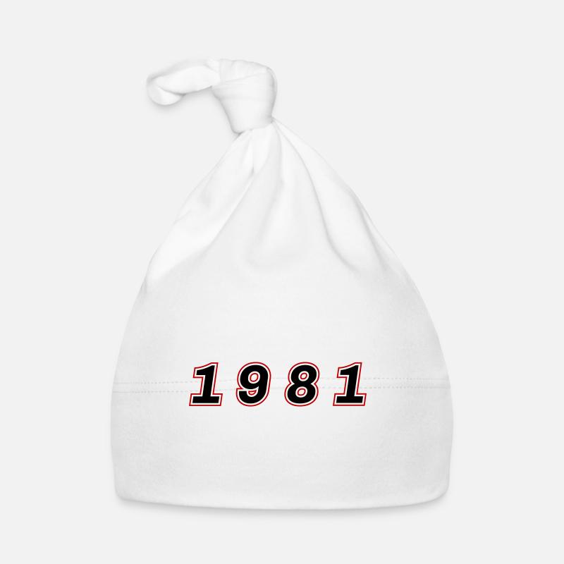 Numéro de l’année 1981 Bonnet bio Bébé