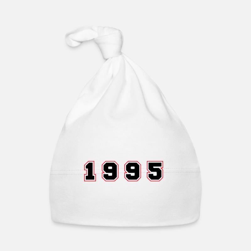 1995 Year Number Organic Baby Cap