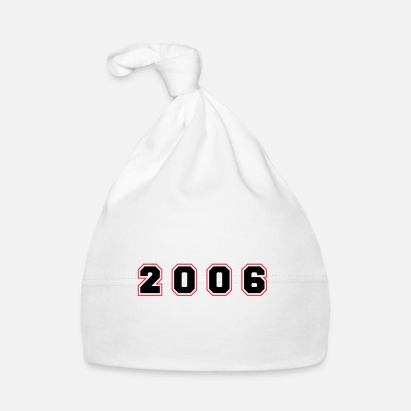 2006 Year Number Organic Baby Cap