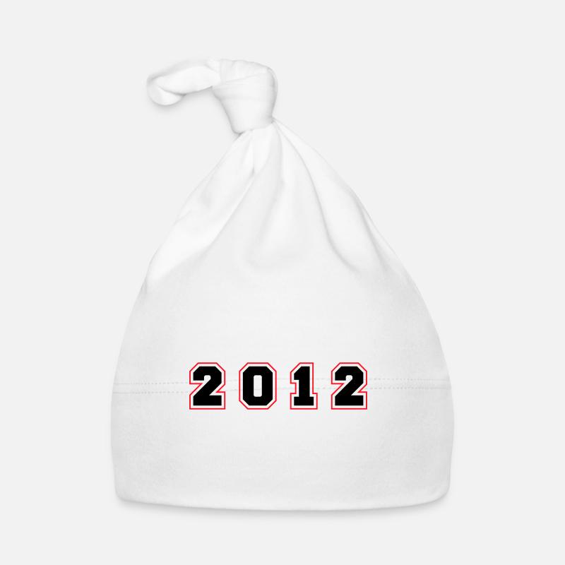 2012 Jahr Zahl Baby Bio-Mütze
