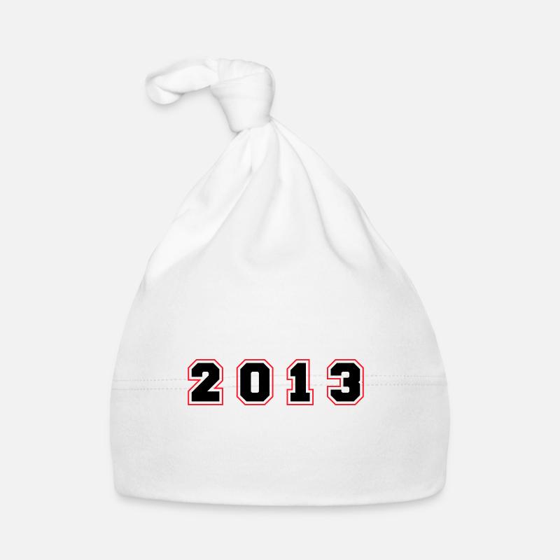 2013 Year Number Organic Baby Cap