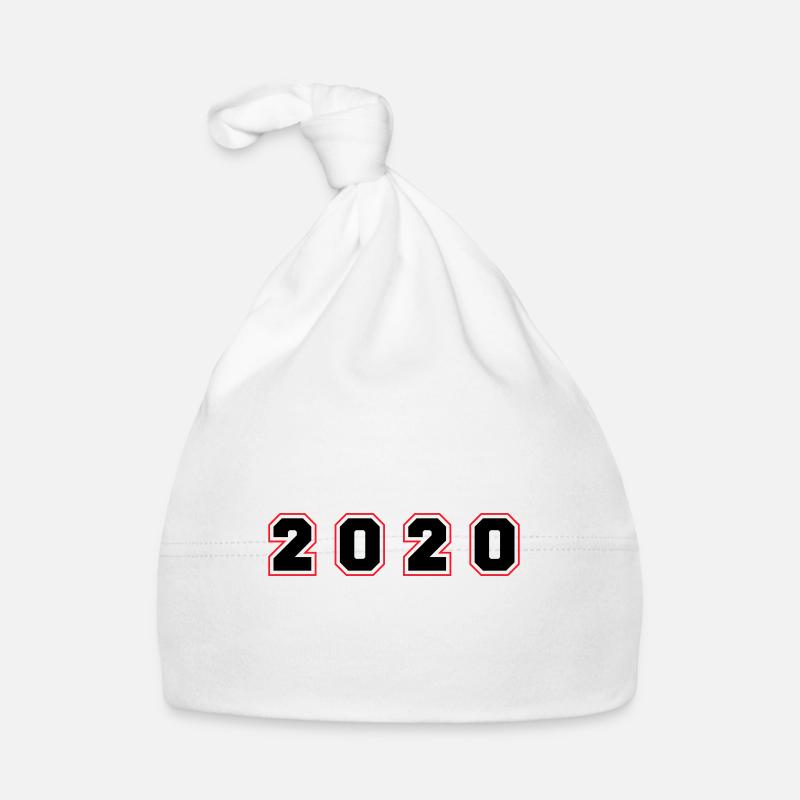 2020 Year Number Organic Baby Cap