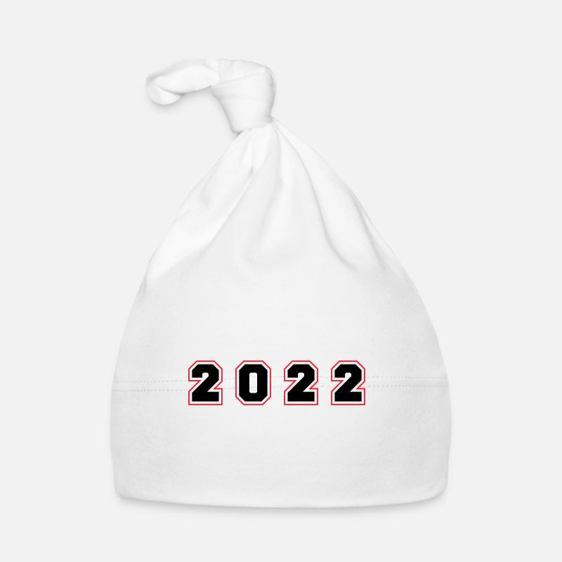 2022 Year Number Organic Baby Cap
