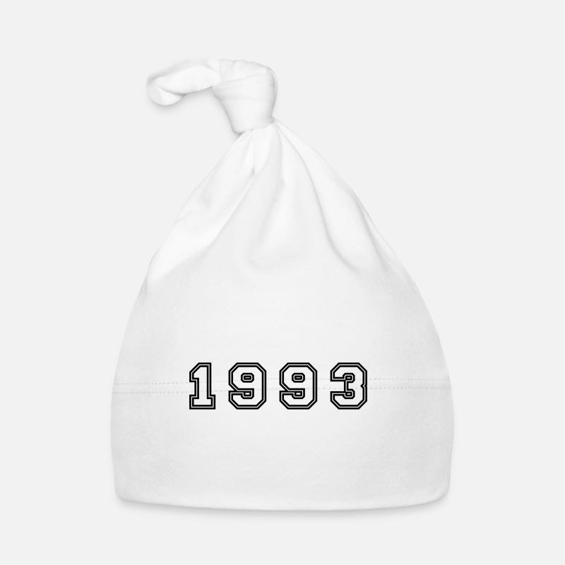 1993 Year Number Organic Baby Cap