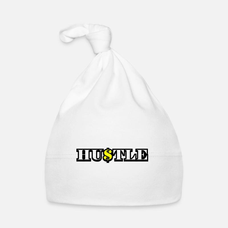 Hustle Quote Baby Bio-Mütze