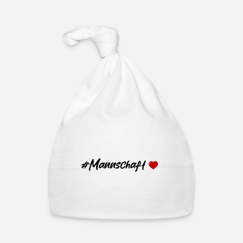 Mannschaft Herz Baby Bio-Mütze