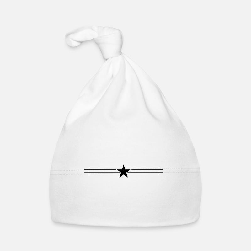 Star Line Symbol Organic Baby Cap