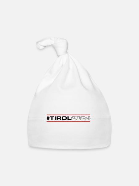 Tyrol 2024 - Bonnet bio Bébé - blanc - Devant