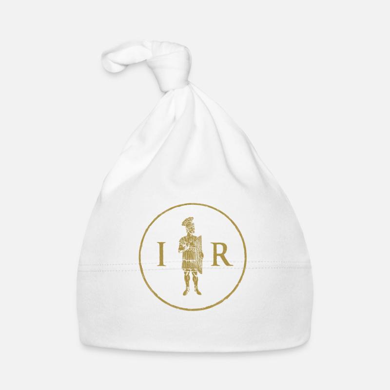 Prätorianer und Initialen IMPERIUM ROMANUM Baby Bio-Mütze