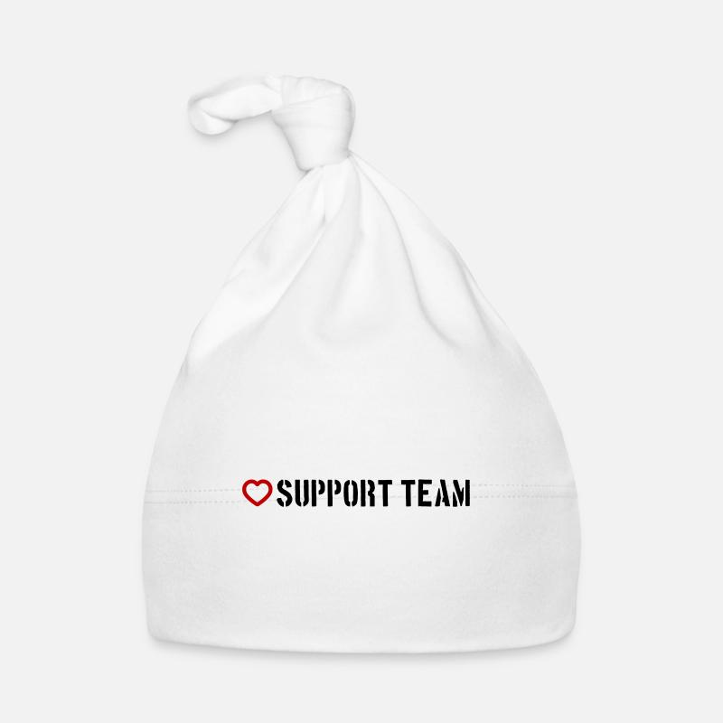 Support Team Herz Baby Bio-Mütze