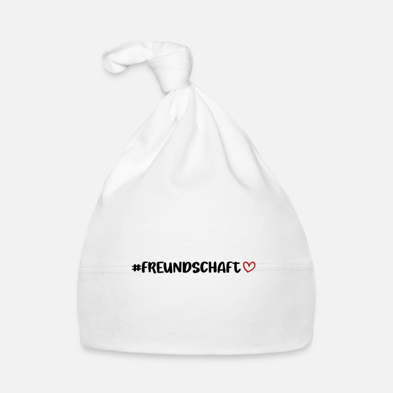 Freundschaft Herz Baby Bio-Mütze