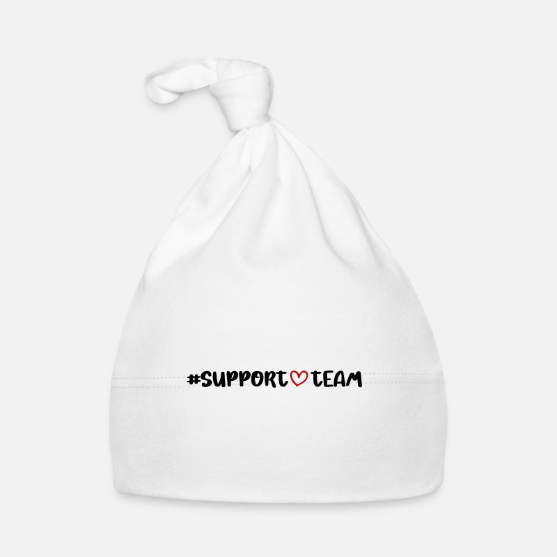 Support Team Herz Baby Bio-Mütze