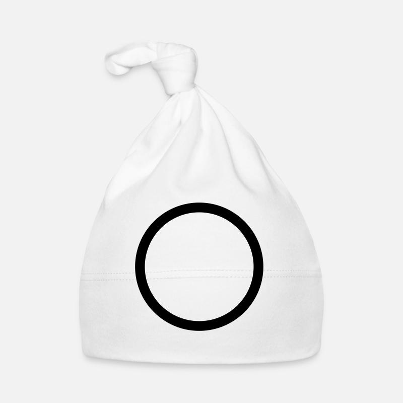 cirkel solid Babyhue af økologisk bomuld