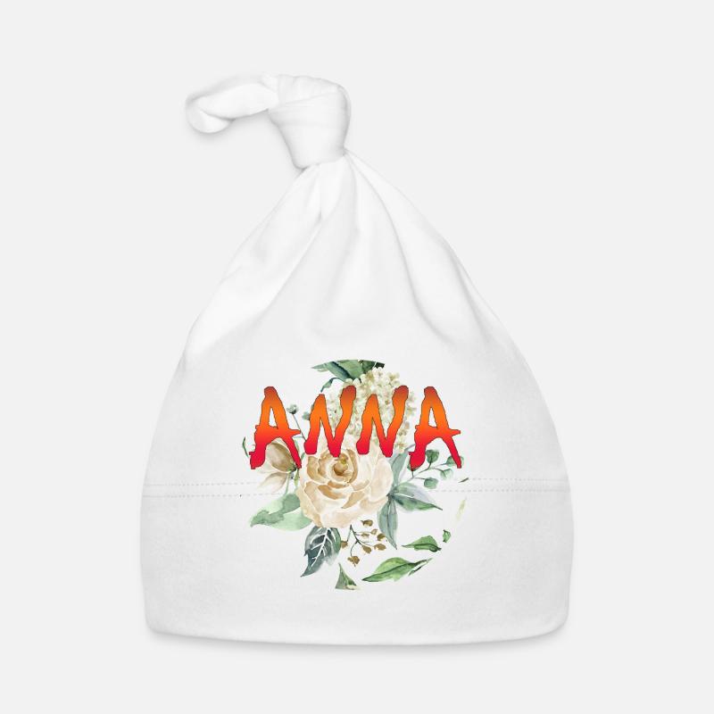 Anna - Baby Bio-Mütze - Weiß