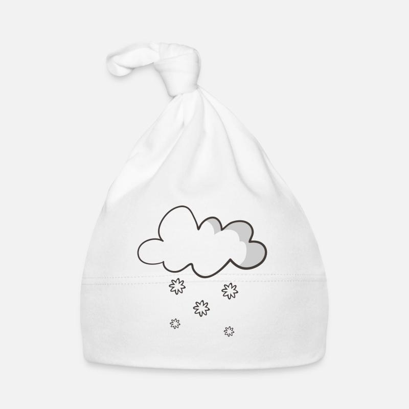 Schnee - Baby Bio-Mütze - Weiß