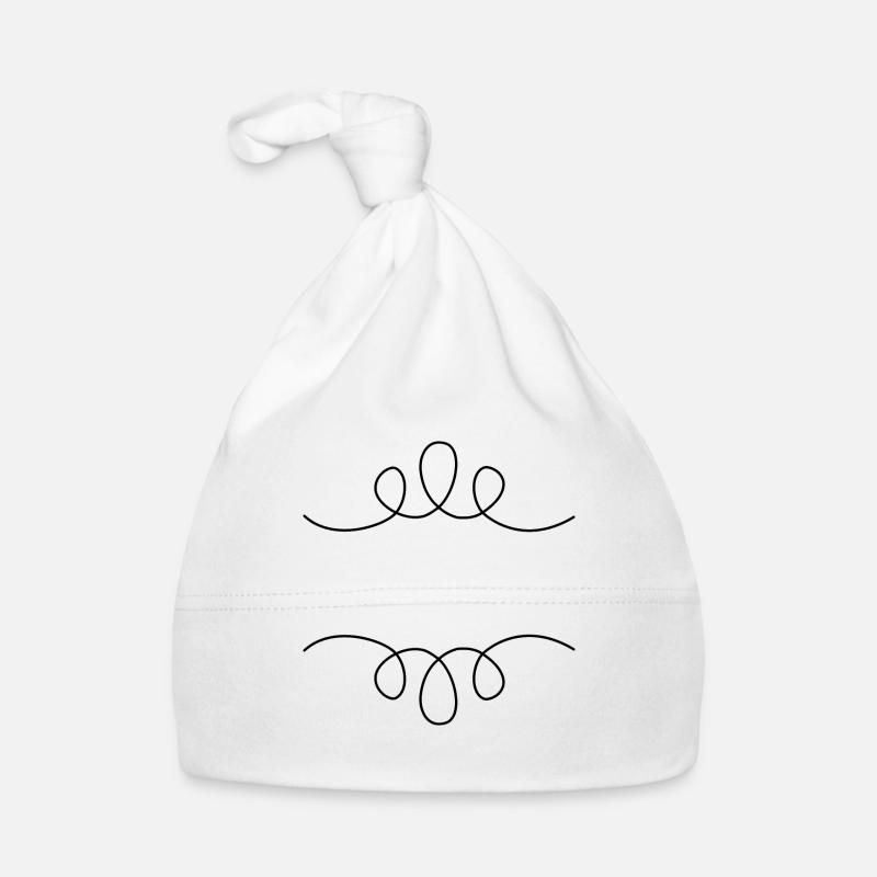 cercles de ligne Bonnet bio Bébé